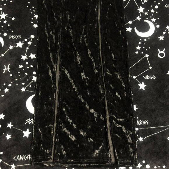 Dolls Kill Black Velvet Maxi Skirt - Picture 3 of 5